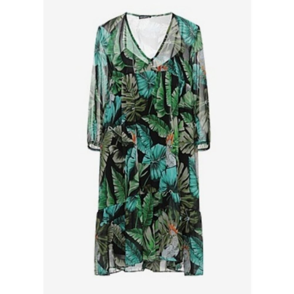 Biancoghiaccio Knee length dress Green size 10